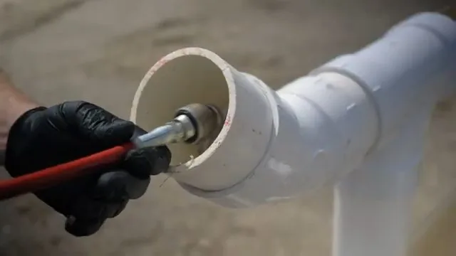 Hydro jet nozzle being connected to its high-pressure hose